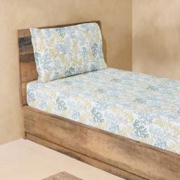 Westside Home Multicolour Single Bed Fitted Sheet and Pillowcase Set-image-3