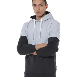 Campus Sutra Black Hooded Sweatshirt-picture-10