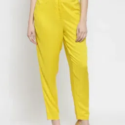 Sera Yellow Regular Fit Pants-image-41