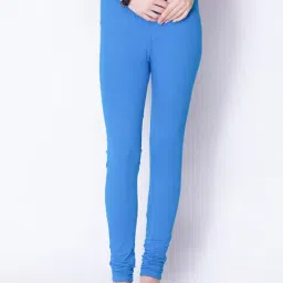 Dollar Missy Blue Cotton Leggings-image-36