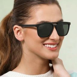 Vincent Chase by Lenskart VC S12644 Green Polarized Square Sunglasses image 4