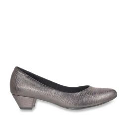 Mochi Women's Gun Metal Casual Pumps-image-82