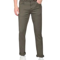 Arrow Sport Grey Cotton Slim Fit Jeans-picture-22