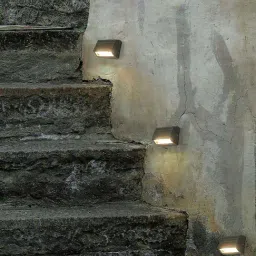 FOS LIGHTING Grey Aluminium Led Step Light-6