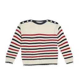 Pepe Jeans Kids Multicolor Striped Full Sleeves Sweater-image-74