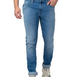 Spykar Mid Blue Slim Fit Jeans-picture-11