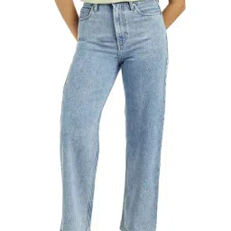 Levi's Blue Cotton Straight Fit Jeans-picture-36