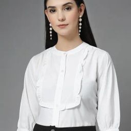 Style Quotient White Polyester Solid Regular Fit Shirt-picture-23