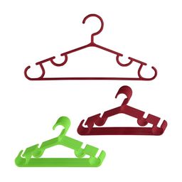 Aura Pack Of 20 Green & Maroon Single Tier Bar Hangers-7
