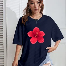 CORSICA Women Printed Pockets T-shirt-image-52