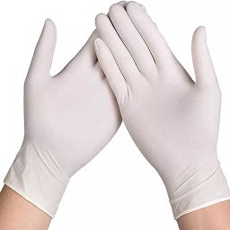 Nulife Surgical Hand Gloves Non-Sterile Latex White Size 6.5 inch, BKSIB19 (Pack of 50 Pcs)-image-79