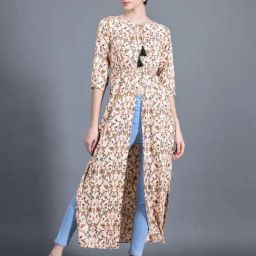 Miss Chase Multicolored Floral Printed Maxi Top-image-55