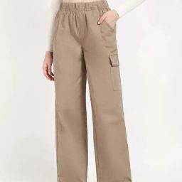 Calvin Klein Jeans Taupe Grey Cotton Regular Fit Trackpants-picture-28