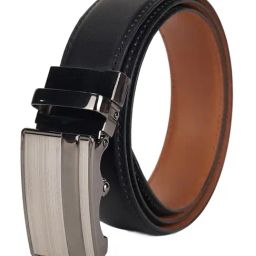 Kara Black & Tan Faux Leather Reversible Formal Belt-image-16