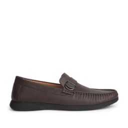 Bata Men's Brown Loafers-image-97