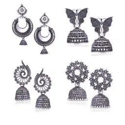 DIVASTRI Silver-Plated Alloy Earrings-89