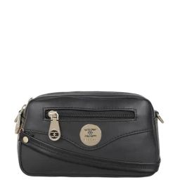 Esbeda Black PU Solid Sling Handbag-76