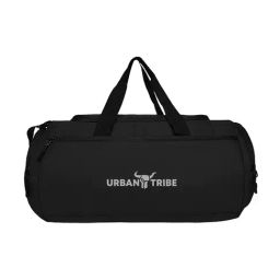 Urban Tribe Black Cyber Fit Medium Gym Bag-24
