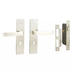 Harrison Breeza 20x15x17.3 mm Mild Steel Matt Mortise Handle Complete Set, 66895-image-23