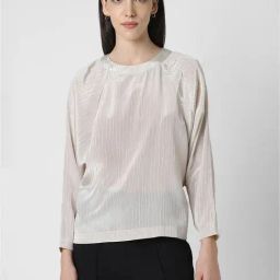 Van Heusen Beige Regular Fit Top-picture-0