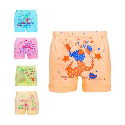PALMLON Unisex Kids Pack Of 5 Printed Shorts-image-35