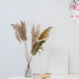 THE QUIRKY HOME A Blossoming Beauty White & Pink Printed Ceramic Wall Plate-18