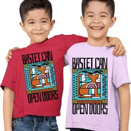 TeeSlix Unisex Red Tshirts-18