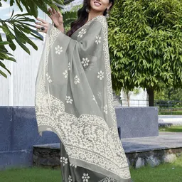 MIRCHI FASHION Batik Block Printed Saree-image-56