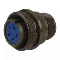 AMPHENOL INDUSTRIAL CIRCULAR CONNECTOR PLUG SIZE 16S, 5 POSITION, CABLE, 97-3106A-16S-8S-image-20