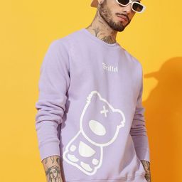 GRIFFEL Men Graphic Printed Sweatshirt-picture-7