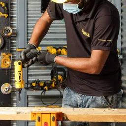 Dewalt 8 V Cordless Screwdriver kit Black & Yellow With Battery Inbuilt, DCF008-IN (Kit of 45 Pcs) image 2