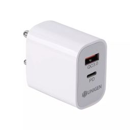 UNIGEN Dual USB/PD 20 W Charger Adapter, PDUSBAD-10