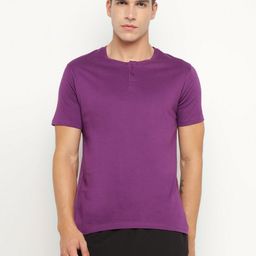 appulse Henley Neck Short Sleeves Cotton Relaxed Fit T-shirt-image-65