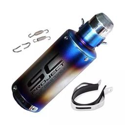 RA Accessories Blue SC Project Mini Silencer Exhaust for TVS Apache 160 Fi-image-28