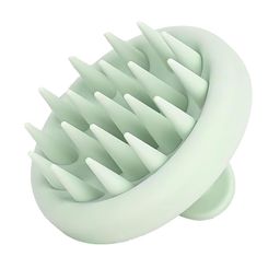 NANCY AJRAM Set Of 2 Relaxing Soft Bristle Anti-Dandruff Scalp Massage Brush- Pink & Green image 3