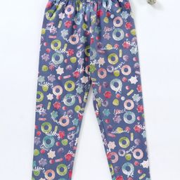 Doreme Full Length Leggings Doughnut Print - Navy Blue-image-61