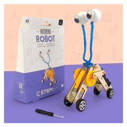 NHR DIY Worm Robot | STEM Toys For Experiment Purpose | Science Project Kit Educational Toy For Kids 6+ Years-24