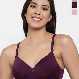 SHYAM SONS FLAIR Women Pack Of 3 Full Coverage Padded Bra-picture-47
