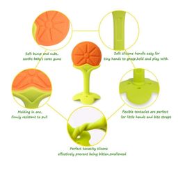 Enorme Silicone Orange & Grapes Shape Teether Pack of 2 - Multicolour image 2