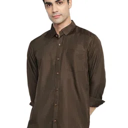 CHEAPSHIRTS Men Solid Spread Collar Casual Shirt-picture-14