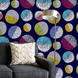 ArtzFolio Printed UV-Resistant Anti-Bacterial Abstract Polka Dot Peel & Stick Wallpaper-image-18