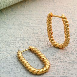 VAGHBHATT Square Hoop Earrings-24