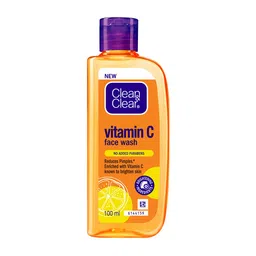 Clean&Clear Vitamin C Face Wash To Reduce Pimples & Brighten Skin - 100ml-1