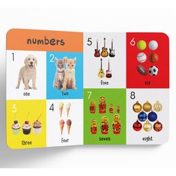 wonder house books My First 4 In 1 Alphabet Numbers Colors Shapes - English image 5