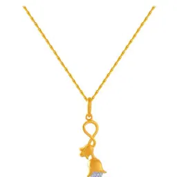 P.C. Chandra Jewellers 14 kt Gold Pendant without Chain-image-46