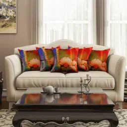 SEJ by Nisha Gupta Multicolor Cushion Covers - Set of 5-28