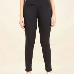 Sweet Dreams Black Color-Block Sports Tights-image-9