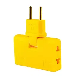 Karomouj 3 in 1 Rotatable Outlet Extender Charging Sockets Power Plug Adapter for Travel, Home, Office, KMA536-1