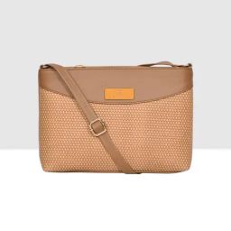 Esbeda Beige Woven Medium Cross Body Bag-picture-6