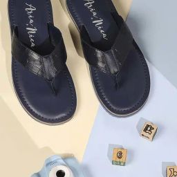Aria Nica Kids Justin Navy Flip Flops-picture-11